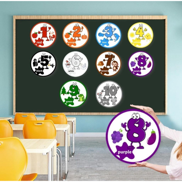 Preschool Classroom Decorations Color Poster - Picture 1 of 8